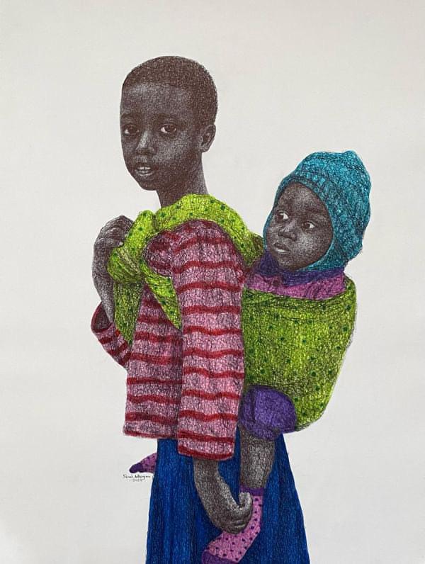 Artwork by Sanmi Adesiyan, supplied image 1; title awaiting confirmation.