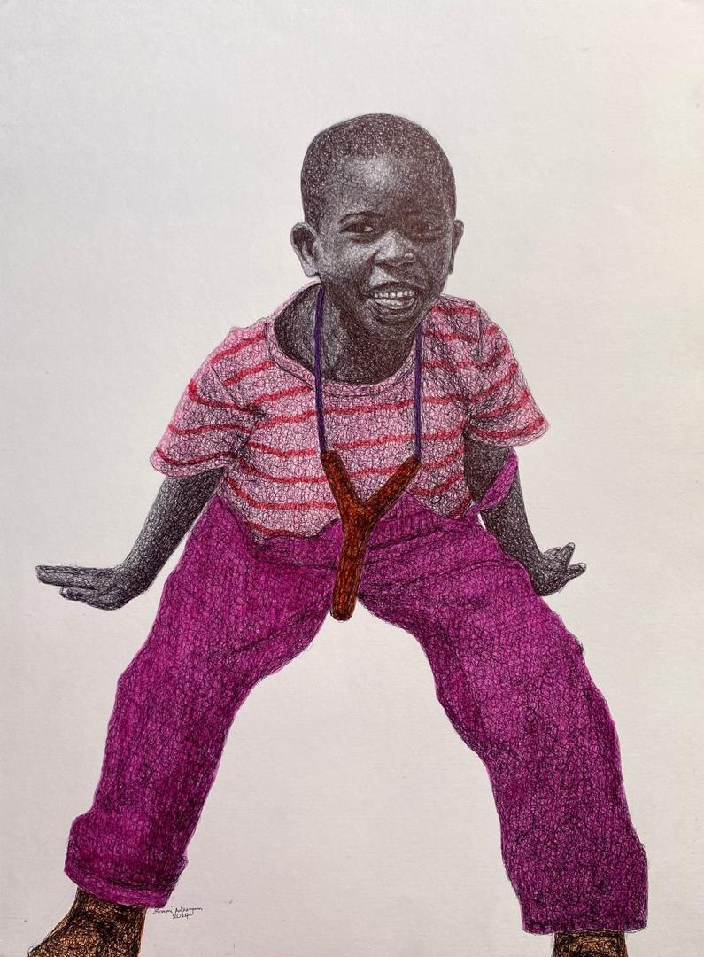 Artwork by Sanmi Adesiyan, supplied image 3; title awaiting confirmation.